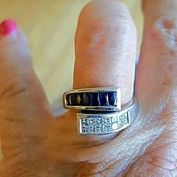 Helzberg Diamonds Jewelry - THIS RING IS ONLINE RIGHT NOW FOR $1999 GENUINE SAPPHIRE & DIAMOND BAND